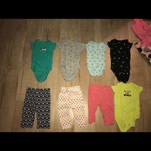 Baby girl clothes each is sold